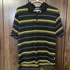 Men’s Snake Eyes Black/Yellow Size Small Polo Shirt